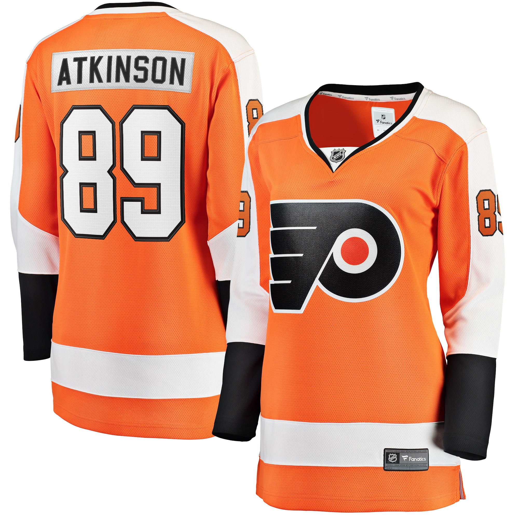 Cam Atkinson Philadelphia Flyers Fanatics Branded Womens Breakaway Player Jersey - Orange Nhl