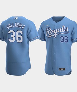 Cam Gallagher 36 Kansas City Royals Light Blue Alternate Jersey