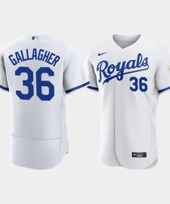 Cam Gallagher 36 Kansas City Royals Men's 2022-23 Home Jersey - White Jersey