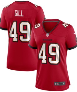 Cam Gill Tampa Bay Buccaneers Womens Game Jersey - Red Nfl