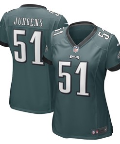 Cam Jurgens Philadelphia Eagles Women's Game Player Jersey - Midnight Green