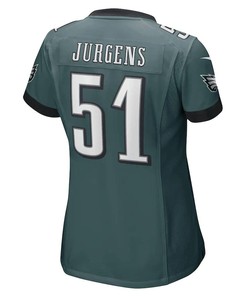 Cam Jurgens Philadelphia Eagles Women's Game Player Jersey - Midnight Green