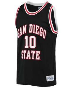 Cam Lawin 10 San Diego State Aztecs 2023 Basketball Jersey- Men Black