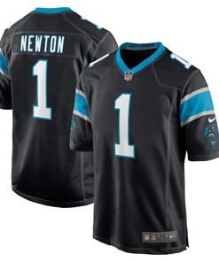 Cam Newton Carolina Panthers Player Game Jersey Black Nfl