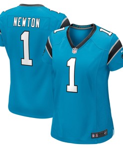 Cam Newton Carolina Panthers Womens Alternate Game Jersey Blue Nfl