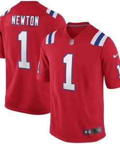 Cam Newton New England Patriots Nike Alternate Game Jersey - Red