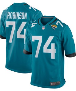 Cam Robinson Jacksonville Jaguars Game Jersey - Teal Nfl
