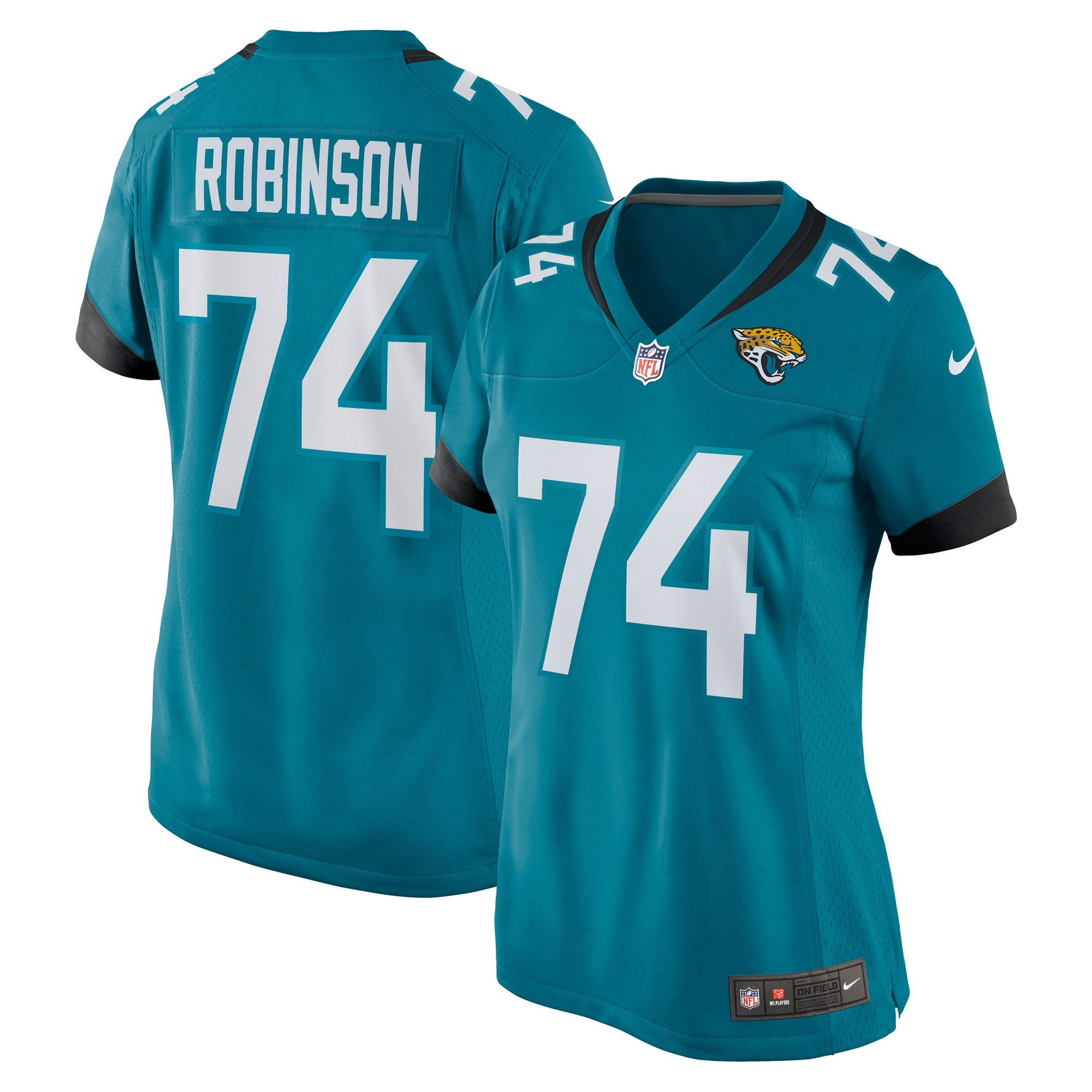 Cam Robinson Jacksonville Jaguars Womens Game Jersey - Teal Nfl