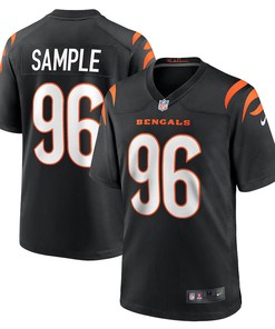 Cam Sample 96 Cincinnati Bengals Game Jersey - Black