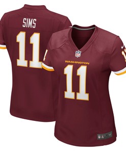 Cam Sims Washington Football Team Womens Game Jersey - Burgundy Nfl