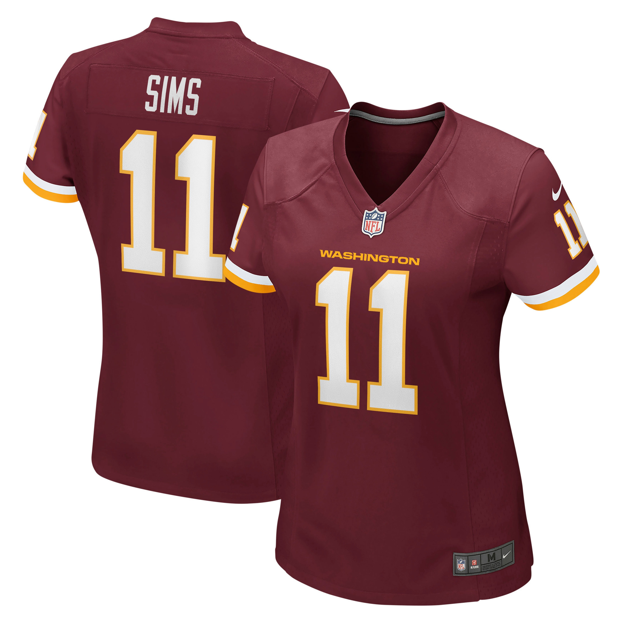 Cam Sims Washington Football Team Womens Game Jersey - Burgundy Nfl