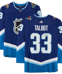 Cam Talbot Minnesota Wild Autographed 2022 Nhl All-star Game Jersey - Blue