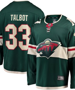 Cam Talbot Minnesota Wild Fanatics Branded Breakaway Player Jersey - Green Nhl