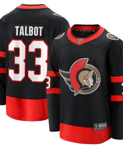 Cam Talbot Ottawa Senators Fanatics Branded Home Breakaway Player Jersey - Black Nhl