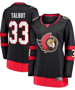 Cam Talbot Ottawa Senators Fanatics Branded Womens Home Breakaway Player Jersey - Black Nhl