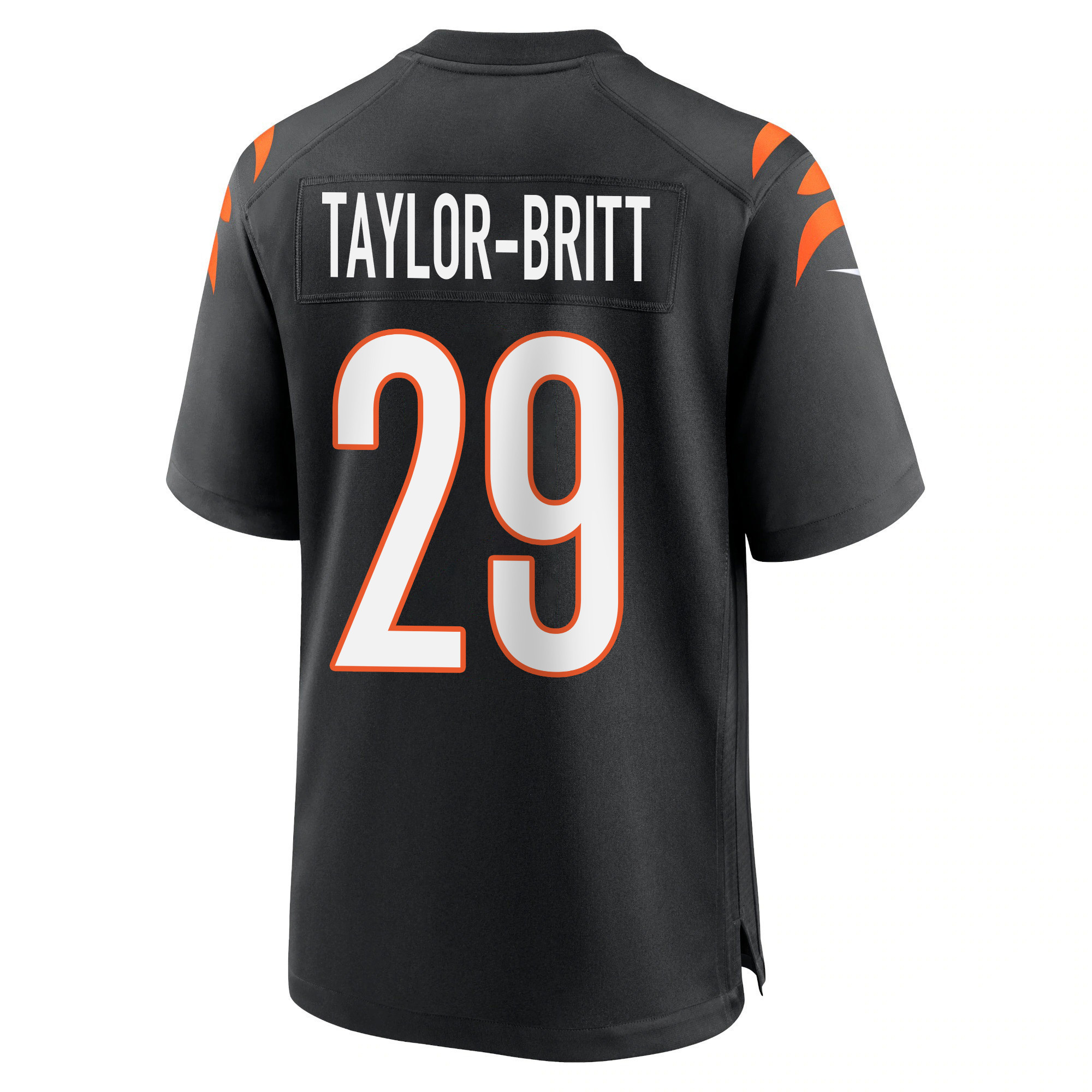 Cam Taylor-Britt 29 Cincinnati Bengals Super Bowl LVII Champions Men Game Jersey - Black