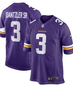 Cameron Dantzler 3 Minnesota Vikings Game Jersey - Purple