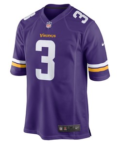 Cameron Dantzler 3 Minnesota Vikings Game Jersey - Purple