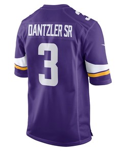 Cameron Dantzler 3 Minnesota Vikings Game Jersey - Purple