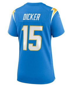 Cameron Dicker Los Angeles Chargers Women's Game Player Jersey - Powder Blue