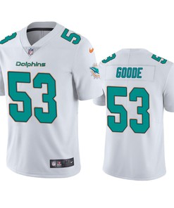 Cameron Goode 53 Miami Dolphins White Vapor Limited Jersey