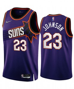 Cameron Johnson 23 Phoenix Suns 2022-23 Purple Icon Edition Jersey 75th