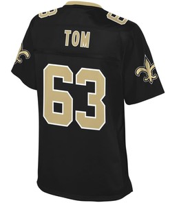 Cameron Tom New Orleans Saints Nfl Pro Line Womens Team Color Player Jersey - Black