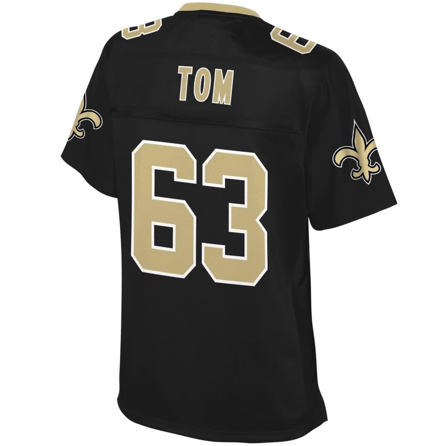 Cameron Tom New Orleans Saints Nfl Pro Line Womens Team Color Player Jersey - Black