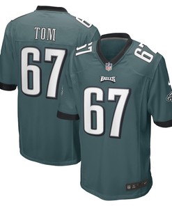 Cameron Tom Philadelphia Eagles Game Player Jersey - Midnight Green