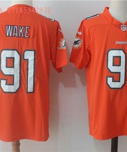 Cameron Wake #91 2020 Nfl Orange Jersey Jersey