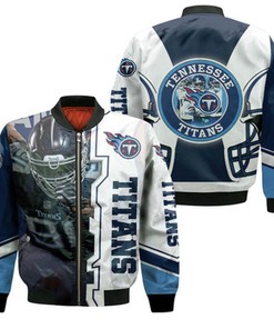 Cameron Wake #91 Tennessee Titans Afc South Division Super Bowl 2021 Bomber Jacket Model 814