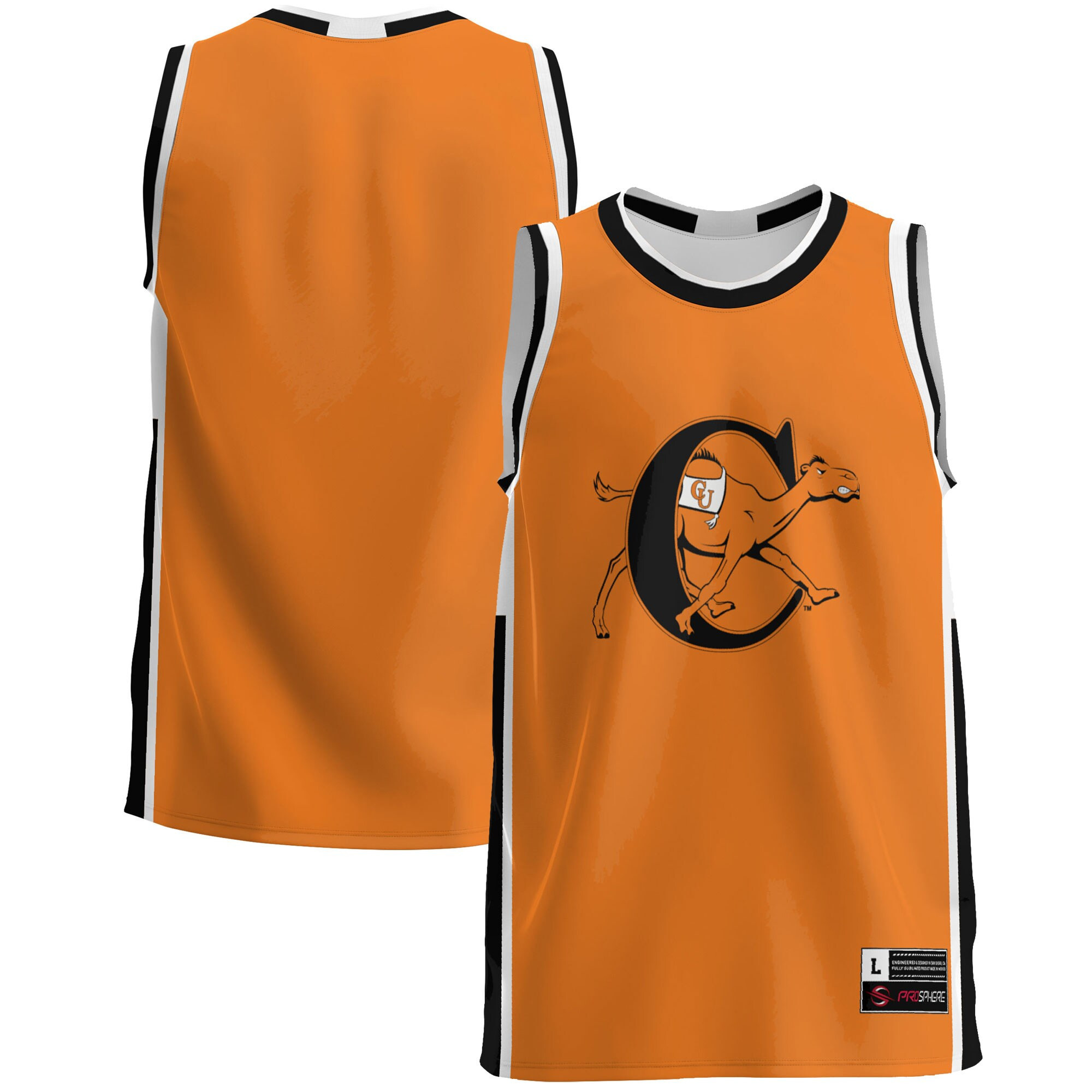 Campbell Fighting Camels Basketball Jersey - Orange Ncaa