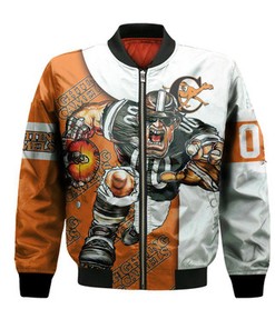 Campbell Fighting Camels Bomber Jacket Football Go On - NCAA