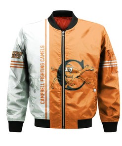 Campbell Fighting Camels Bomber Jacket Half Style - NCAA