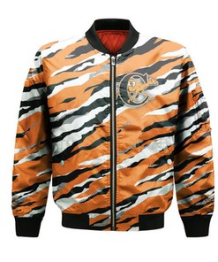 Campbell Fighting Camels Bomber Jacket Sport Style Keep Go On - NCAA