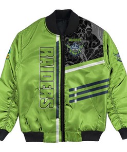 Canberra Raiders Bomber Jacket Personalized Rugby For Fan- NRL