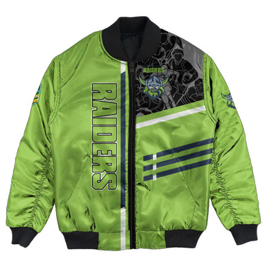 Canberra Raiders Bomber Jacket Personalized Rugby For Fan- NRL