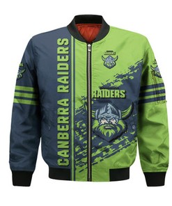Canberra Raiders Bomber Jacket Quarter Style - NRL