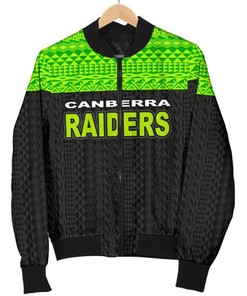 Canberra Raiders Polynesian Women Bomber Jacket - NRL Team - BN3911