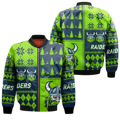 Canberra Raiders Rugby Christmas 2022 Style Bomber Jacket - LT12