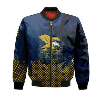 Canisius Golden Griffins Bomber Jacket Basketball Net Grunge Pattern- NCAA