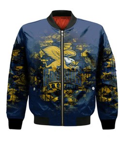 Canisius Golden Griffins Bomber Jacket Camouflage Vintage  - NCAA