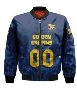 Canisius Golden Griffins Bomber Jacket Logo Sport Ombre  - NCAA