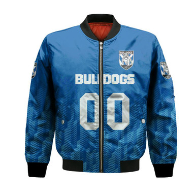 Canterbury-Bankstown Bulldogs Bomber Jacket Logo Sport Ombre - NRL