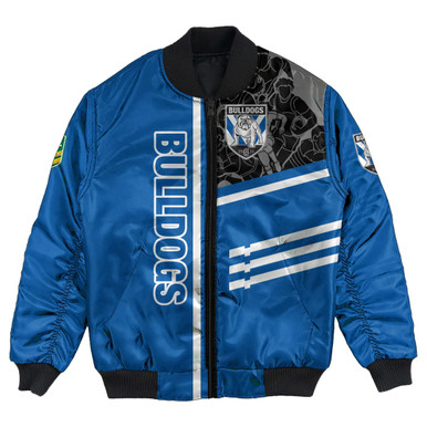 Canterbury-Bankstown Bulldogs Bomber Jacket Personalized Rugby For Fan- NRL