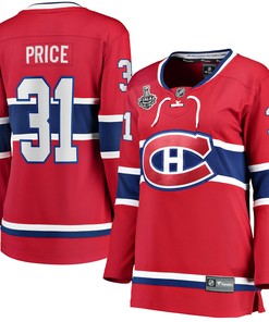 Carey Price Montreal Canadiens Fanatics Branded Womens Home 2021 Stanley Cup Final Bound Breakaway Jersey - Red Nhl