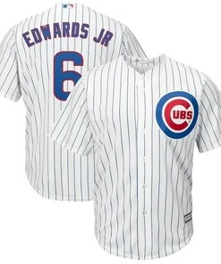 Carl Edwards Jr. Chicago Cubs Home Cool Base Player Jersey - White
