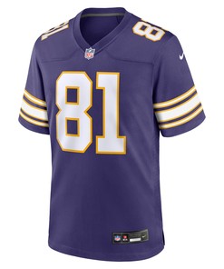 Carl Eller 81 Minnesota Vikings Classic Retired Men Jersey - Purple