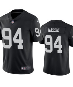 Carl Nassib Las Vegas Raiders Black Vapor Limited Jersey