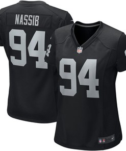 Carl Nassib Las Vegas Raiders Womens Player Game Jersey - Black Nfl